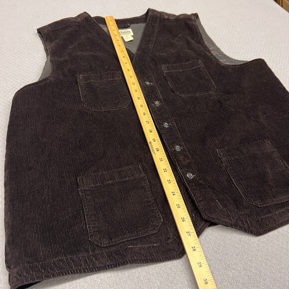 Orton Brothers Corduroy Vest Mens 2XL Brown Cotton Western Classic Casual - Picture 6 of 6